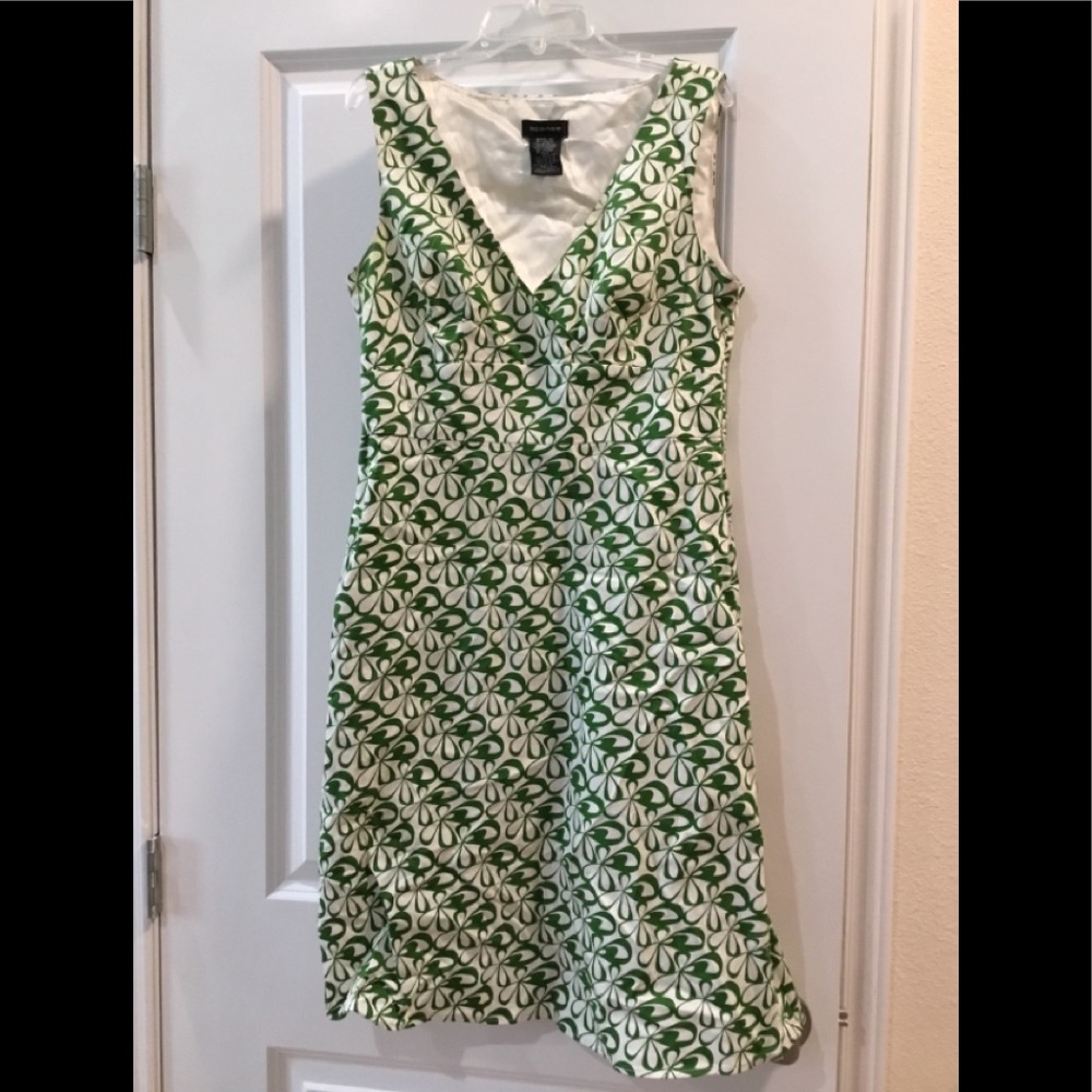 Spense Green &White Dress